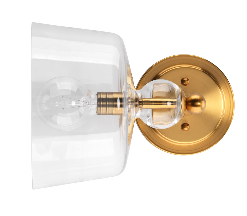 Hudson Wall Sconce-Brass