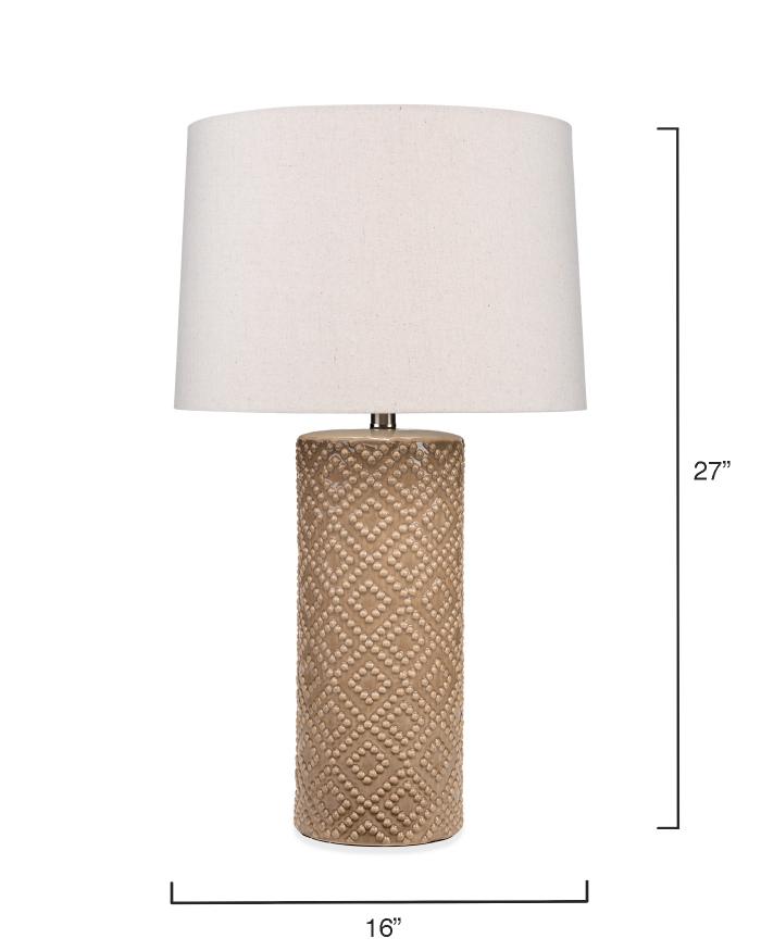 Albi Table Lamp-Brown