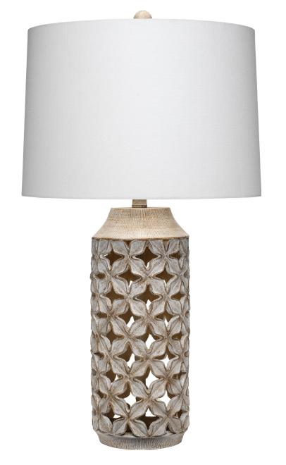 Flora Table Lamp-White Wash