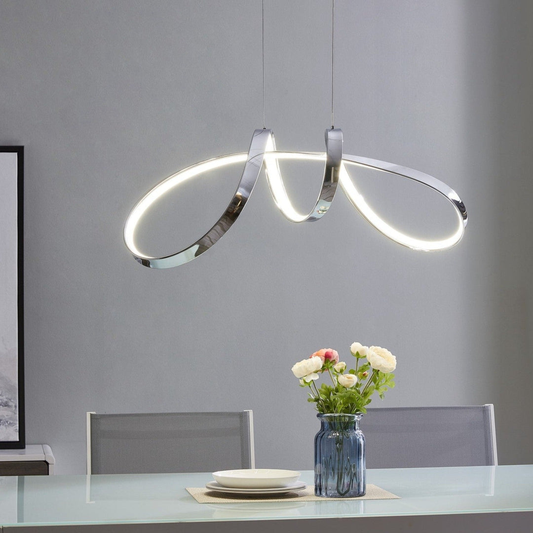 Lisbon LED Chandelier // Chrome