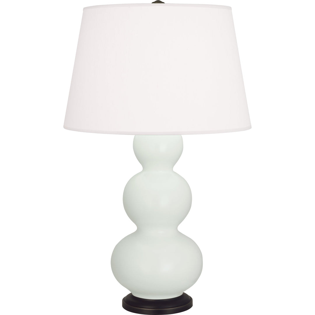 Matte Celadon Triple Gourd Table Lamp-Style Number MCL41