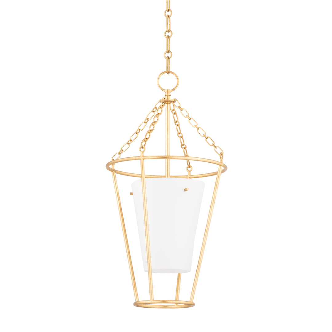 Worchester Lantern - Vintage Gold Leaf