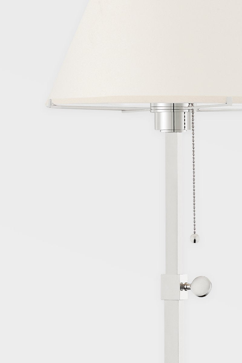 Leeds Table Lamp - Polished Nickel