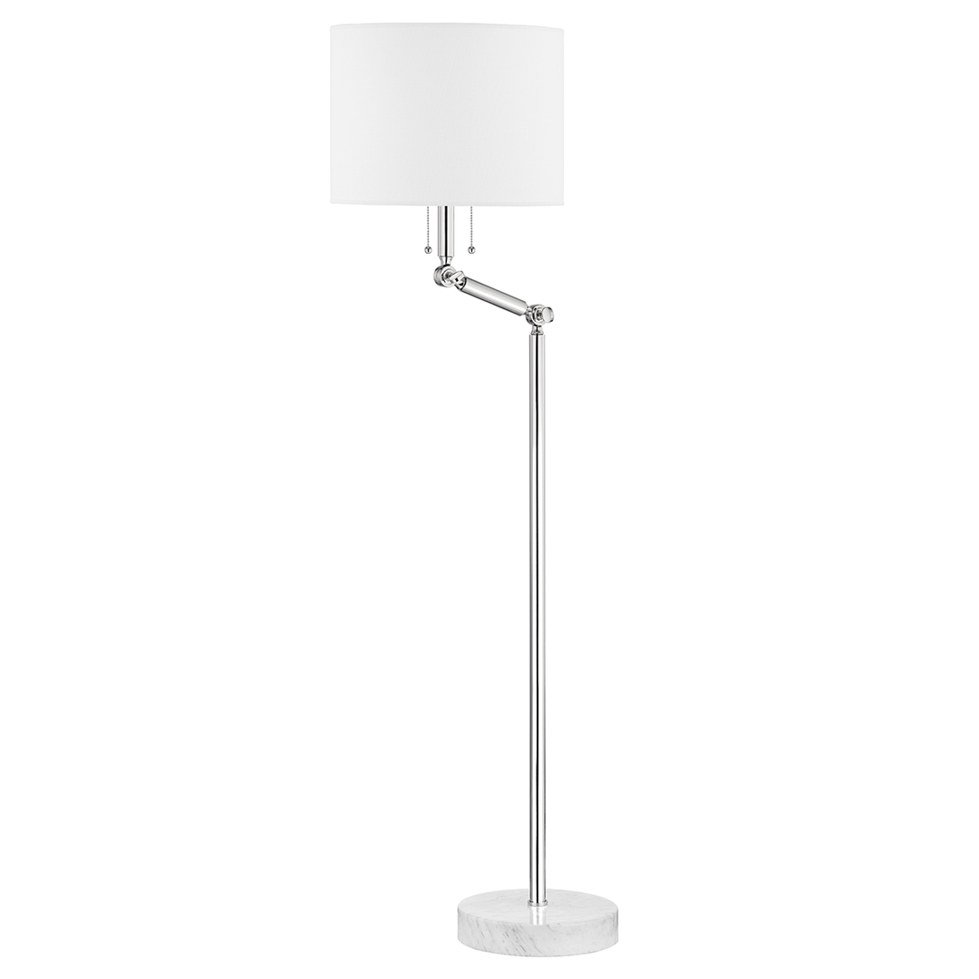 Essex Floor Lamp - Polished Nickel