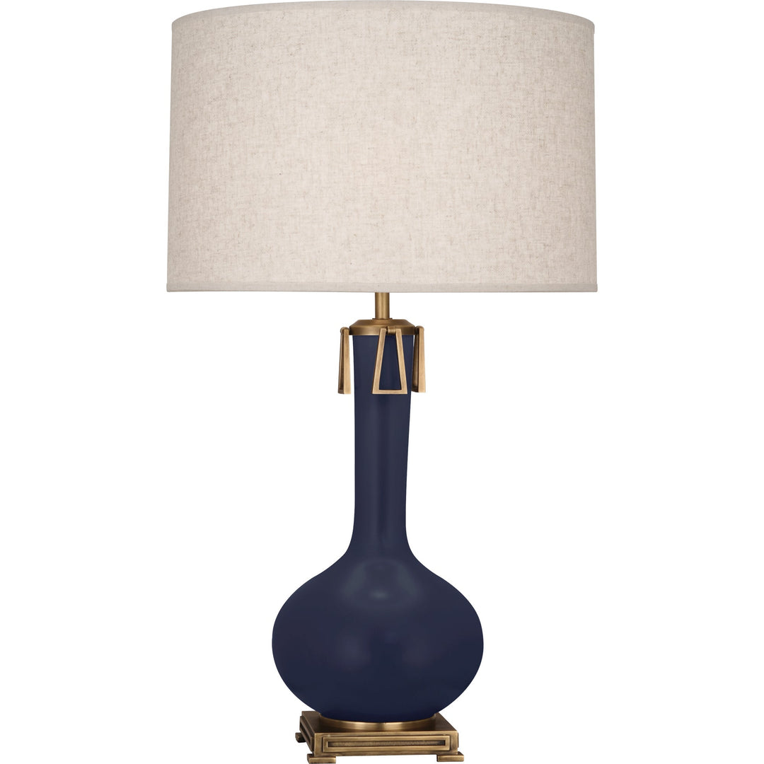 Matte Midnight Blue Athena Table Lamp-Style Number MMB92