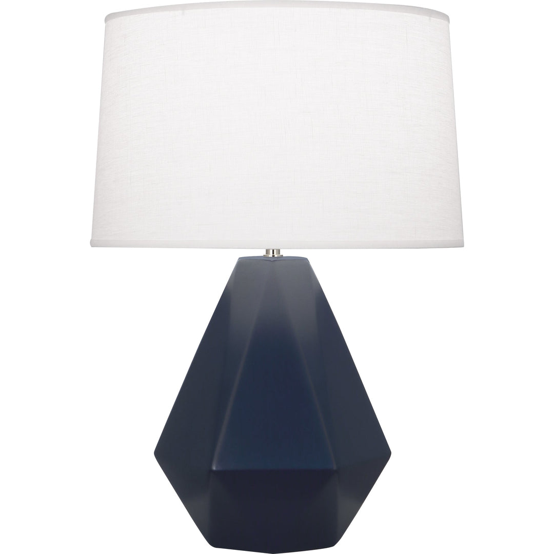 Matte Midnight Blue Delta Table Lamp-Style Number MMB97