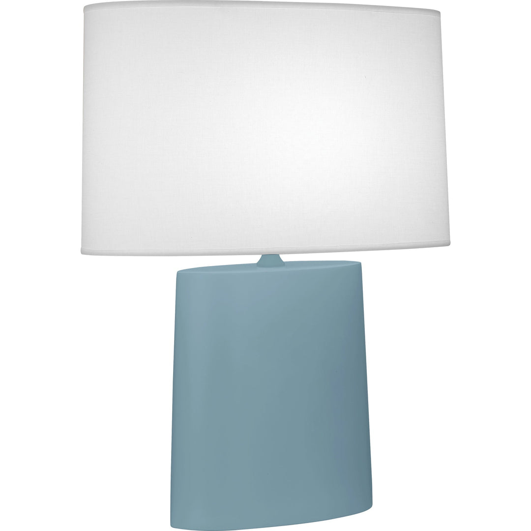 Matte Steel Blue Victor Table Lamp-Style Number MOB03