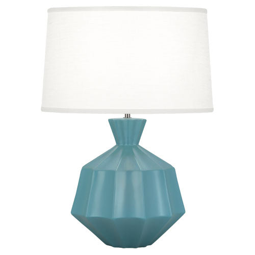 Matte Steel Blue Orion Table Lamp-Style Number MOB17