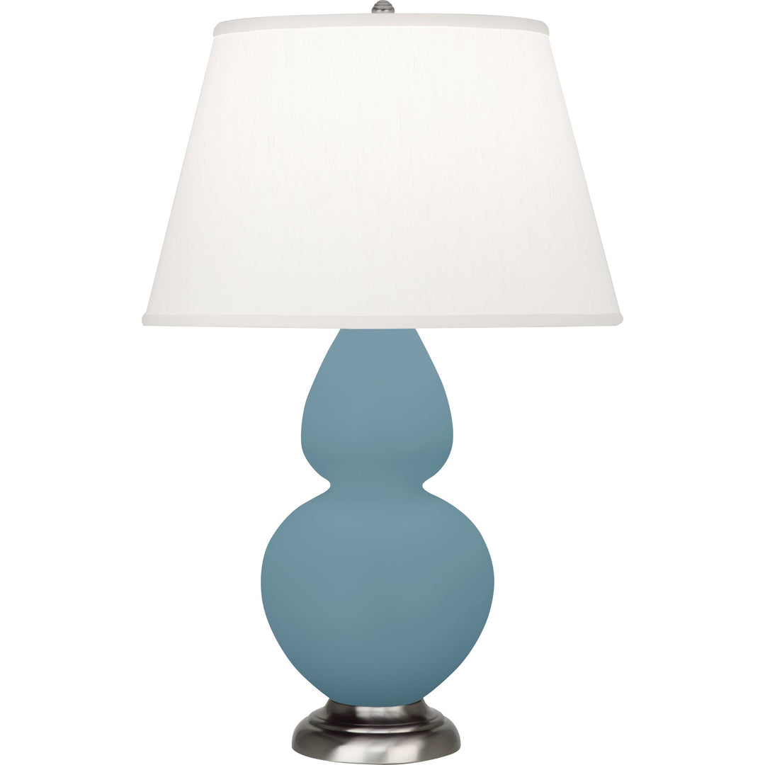 Matte Steel Blue Double Gourd Table Lamp-Style Number MOB59