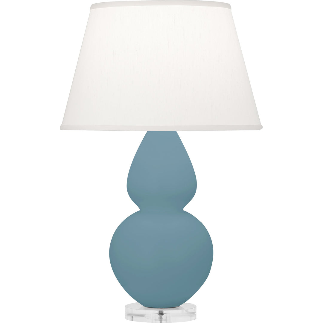 Matte Steel Blue Double Gourd Table Lamp-Style Number MOB62