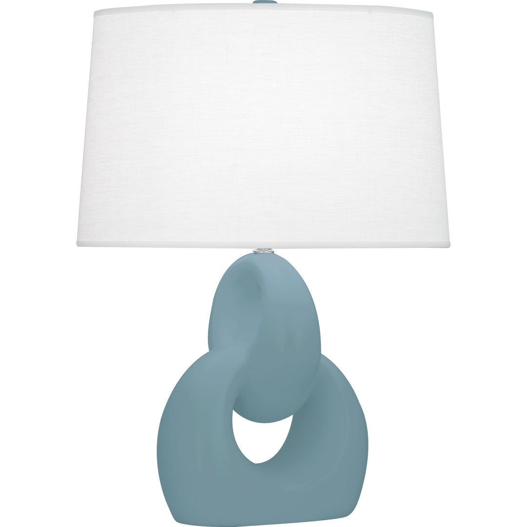 Matte Steel Blue Fusion Table Lamp-Style Number MOB81