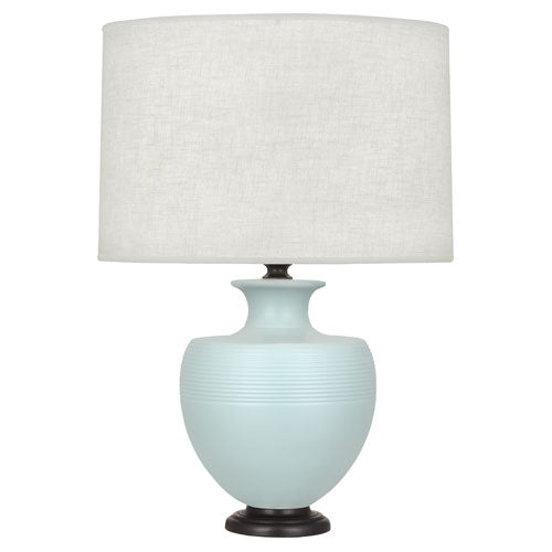 Matte Sky Blue Michael Berman Atlas Table Lamp-Style Number MSB22