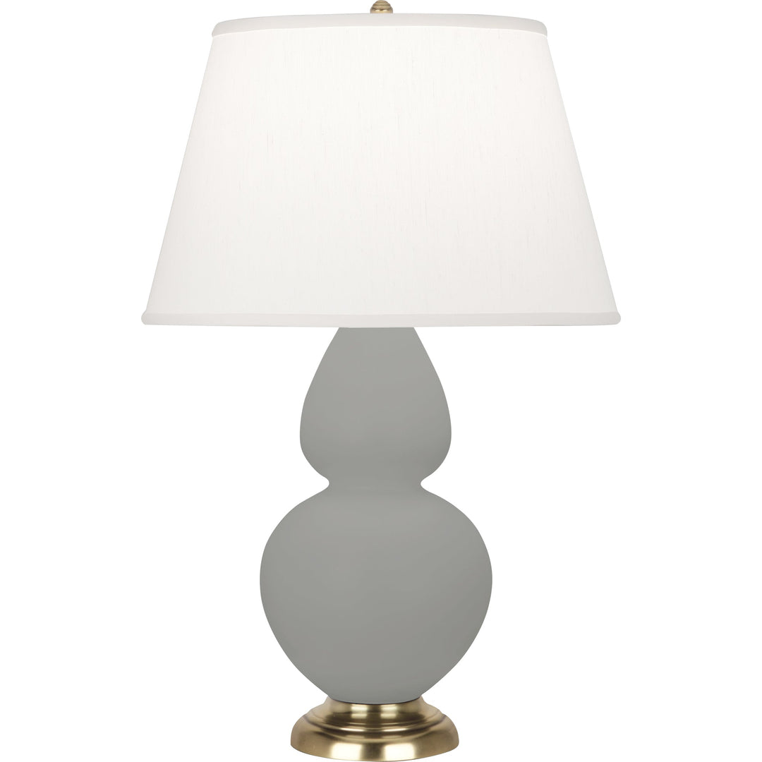 Matte Smoky Taupe Double Gourd Table Lamp-Style Number MST55