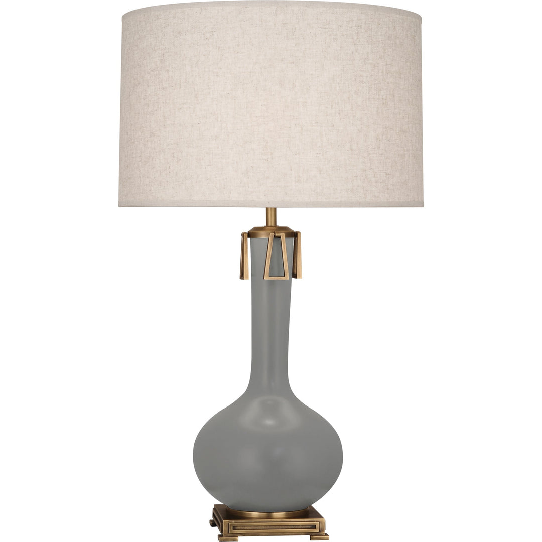 Matte Smoky Taupe Athena Table Lamp-Style Number MST92