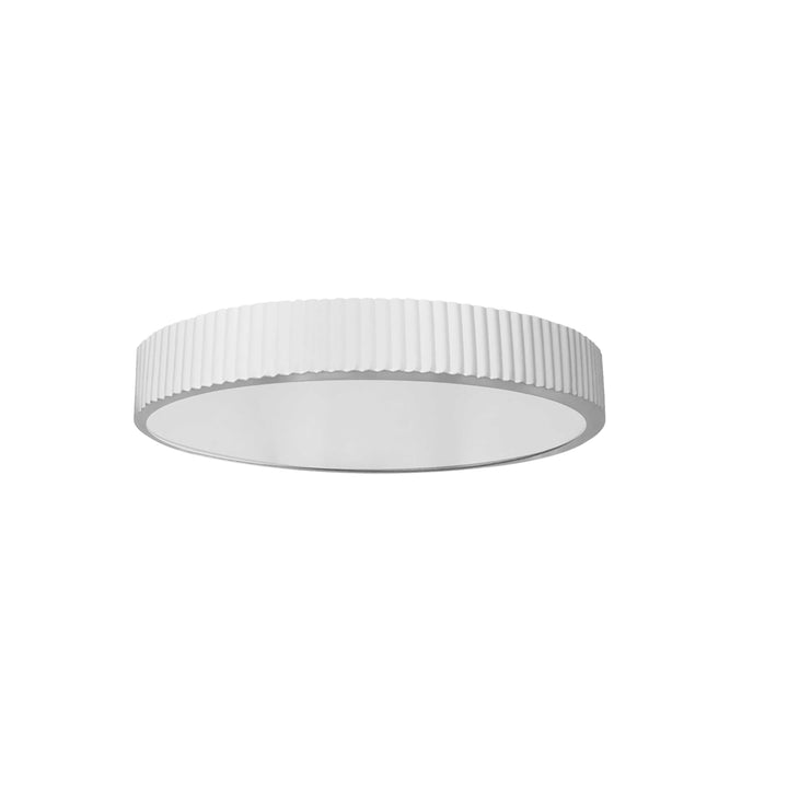 Dainolite 30W LED Flush mount, Matte Black with White Acrylic Diffuser