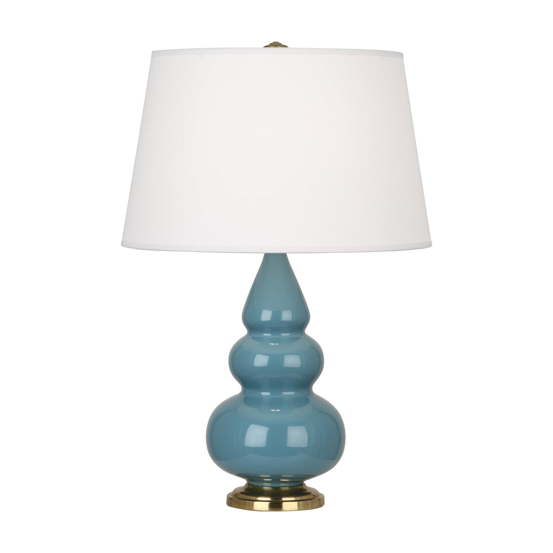 Steel Blue Small Triple Gourd Accent Lamp-Style Number OB30X