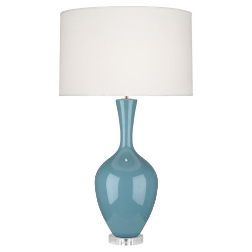 Steel Blue Audrey Table Lamp-Style Number OB980