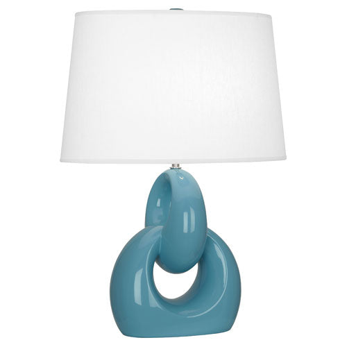 Steel Blue Fusion Table Lamp-Style Number OB981