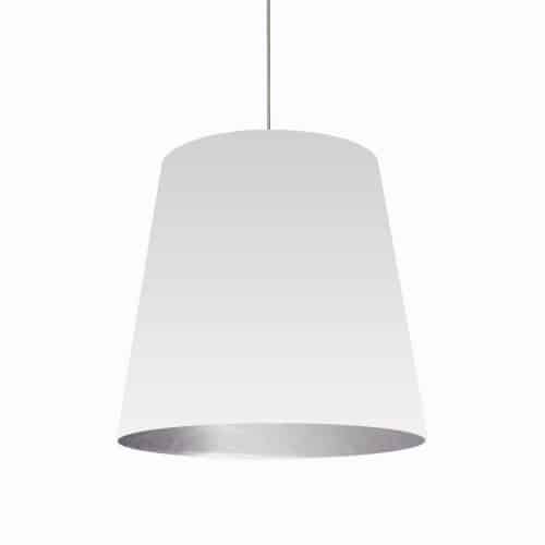 Dainolite 1 Light Tapered Drum Pendant with Black on Gold Shade