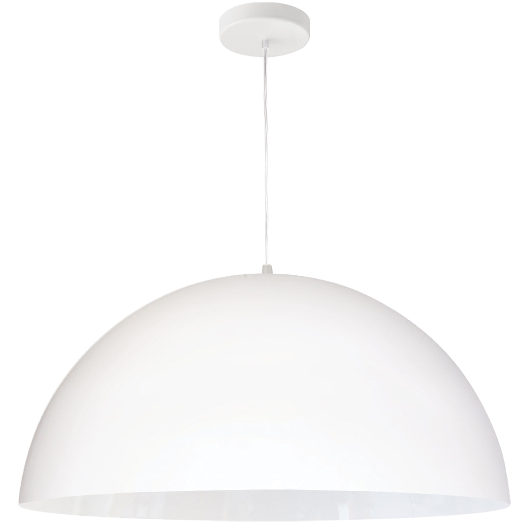 Dainolite 1 Light Incandescent Pendant, Matte Black