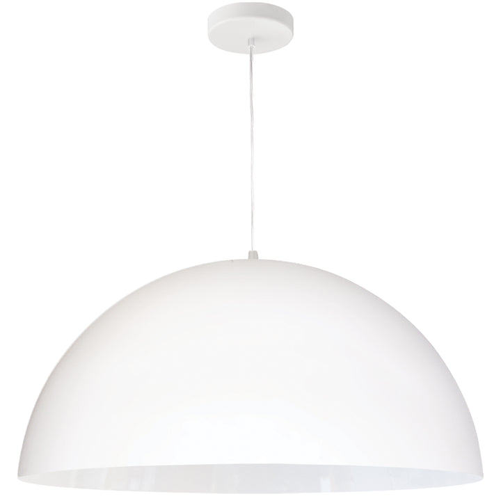 Dainolite 1 Light Incandescent Pendant, Matte Black