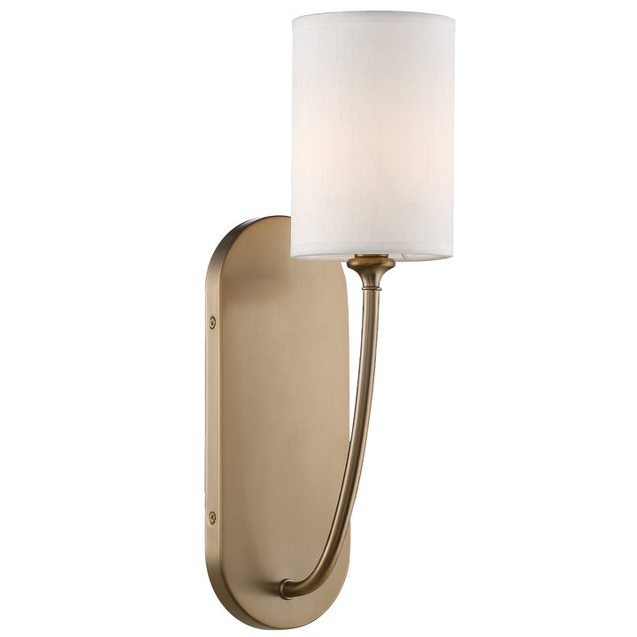 Crystorama Preston 1 Light Vibrant Gold Sconce