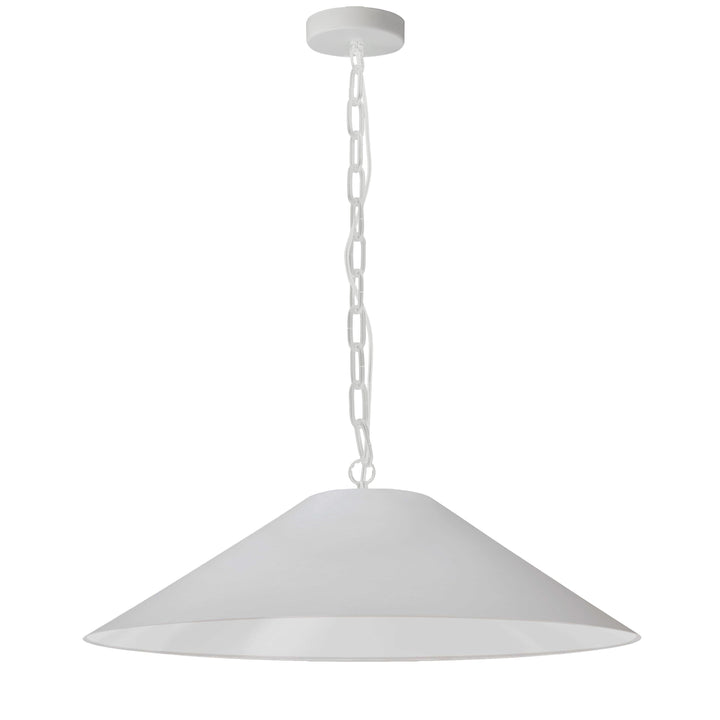 Dainolite 1 Light Incandescent Pendant, Matte Black with Black Shade