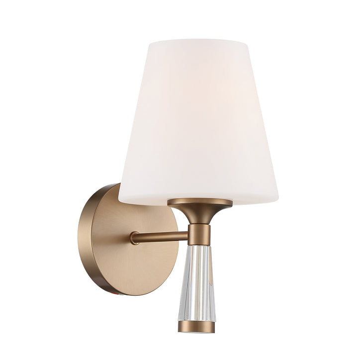 Ramsey 1 Light Polished Nickel Sconce