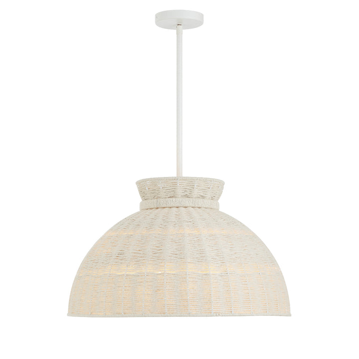 Crystorama Reese 4 Light Matte White Chandelier