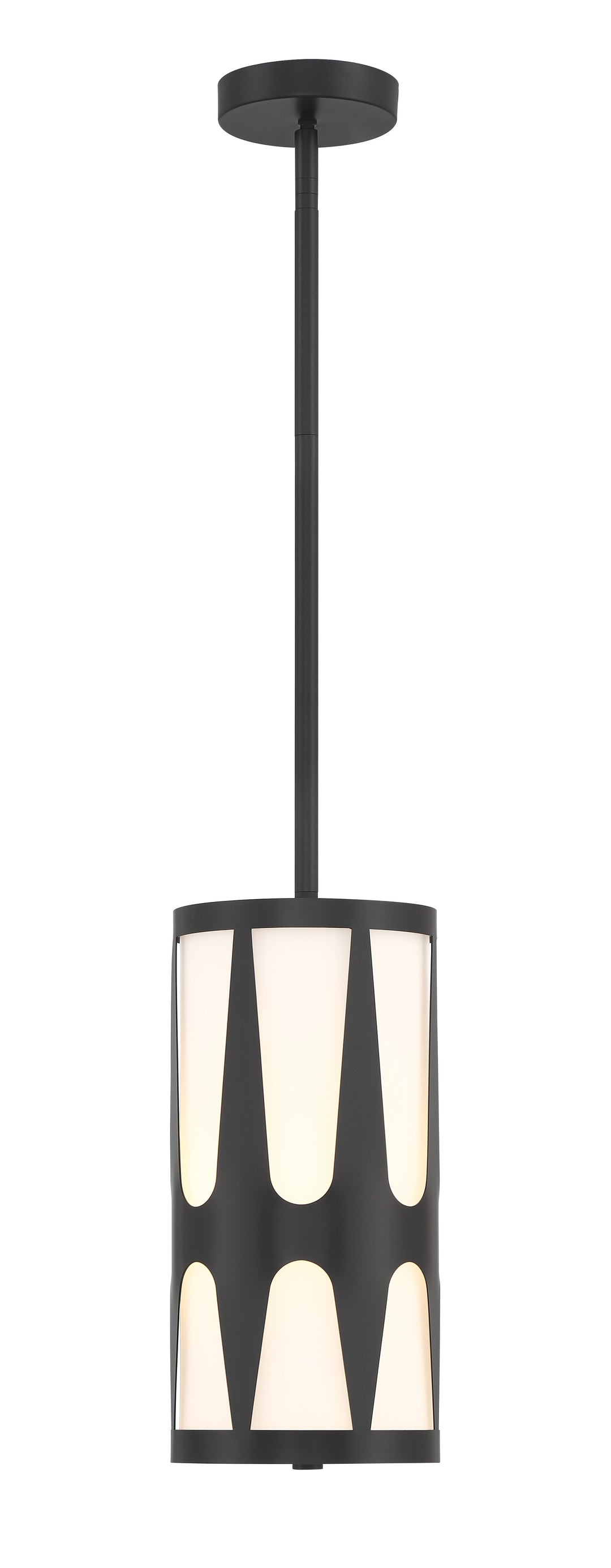 Crystorama Royston 1 Light Antique Gold Mini Pendant