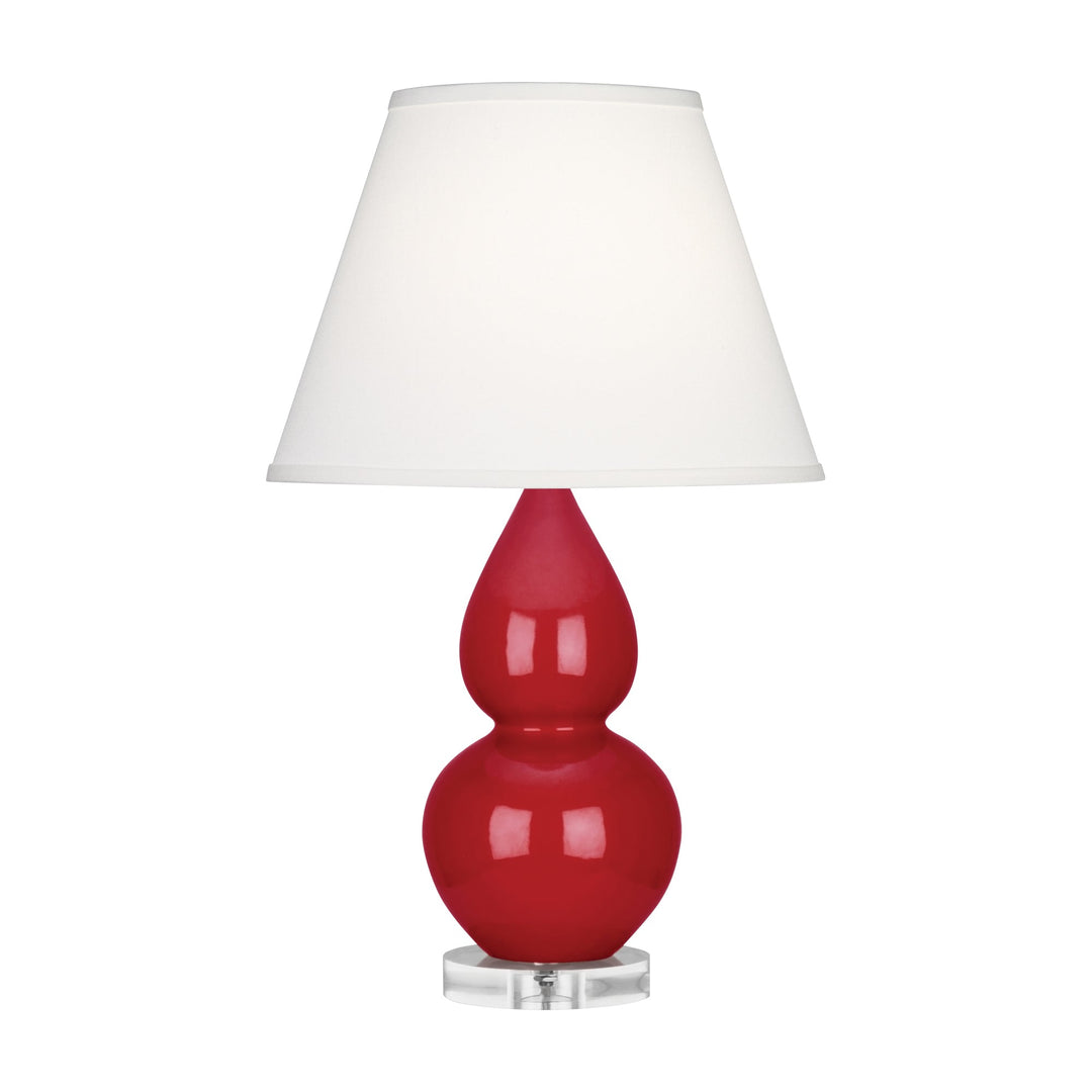 Ruby Red Small Double Gourd Accent Lamp-Style Number RR13X