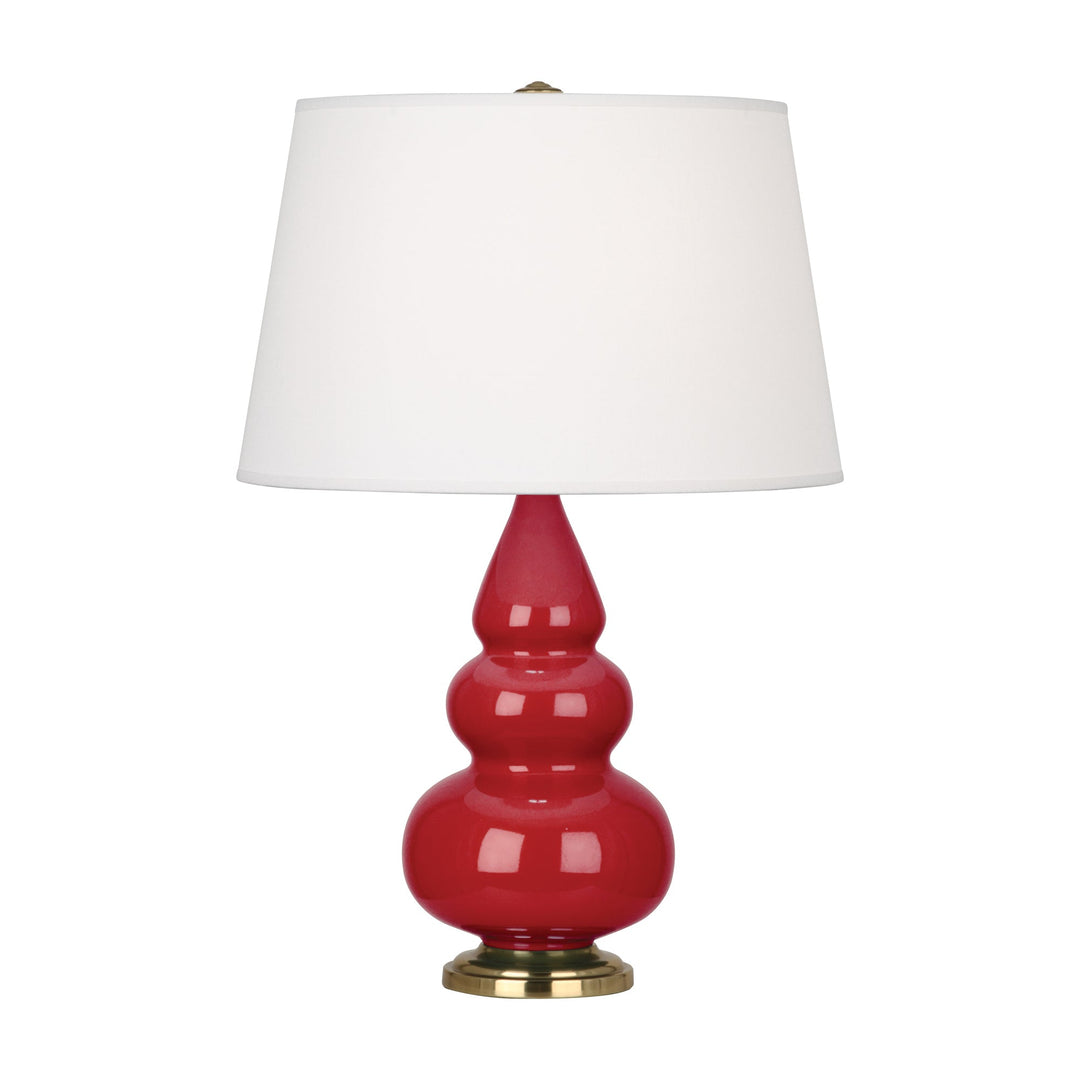 Ruby Red Small Triple Gourd Accent Lamp-Style Number RR30X