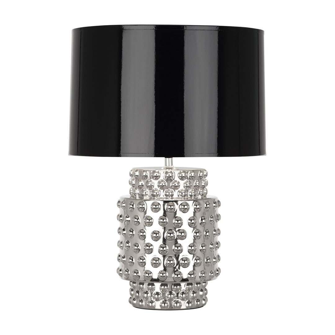 Nickel Metallic Glaze Dolly Accent Lamp-Style Number S801B