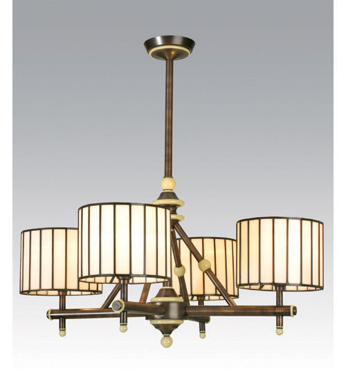 30"W Revolution 4 Lt Chandelier