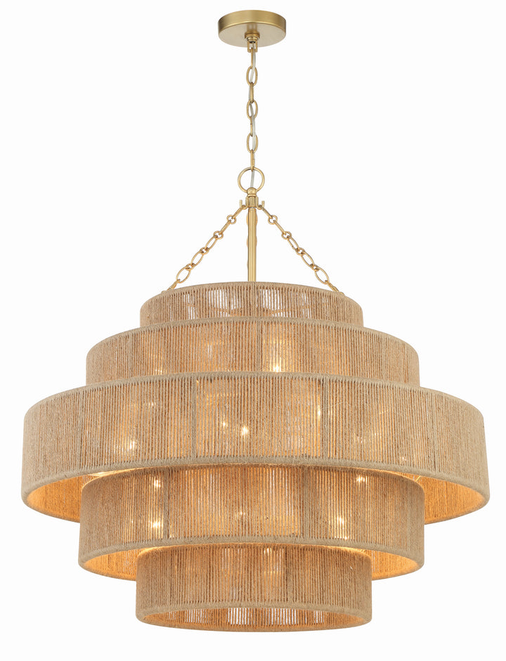 Crystorama Shyla 20 Light Soft Gold Chandelier