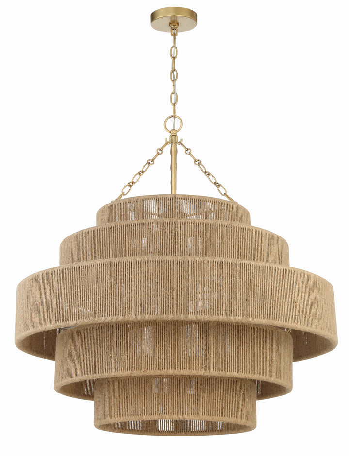 Crystorama Shyla 20 Light Soft Gold Chandelier