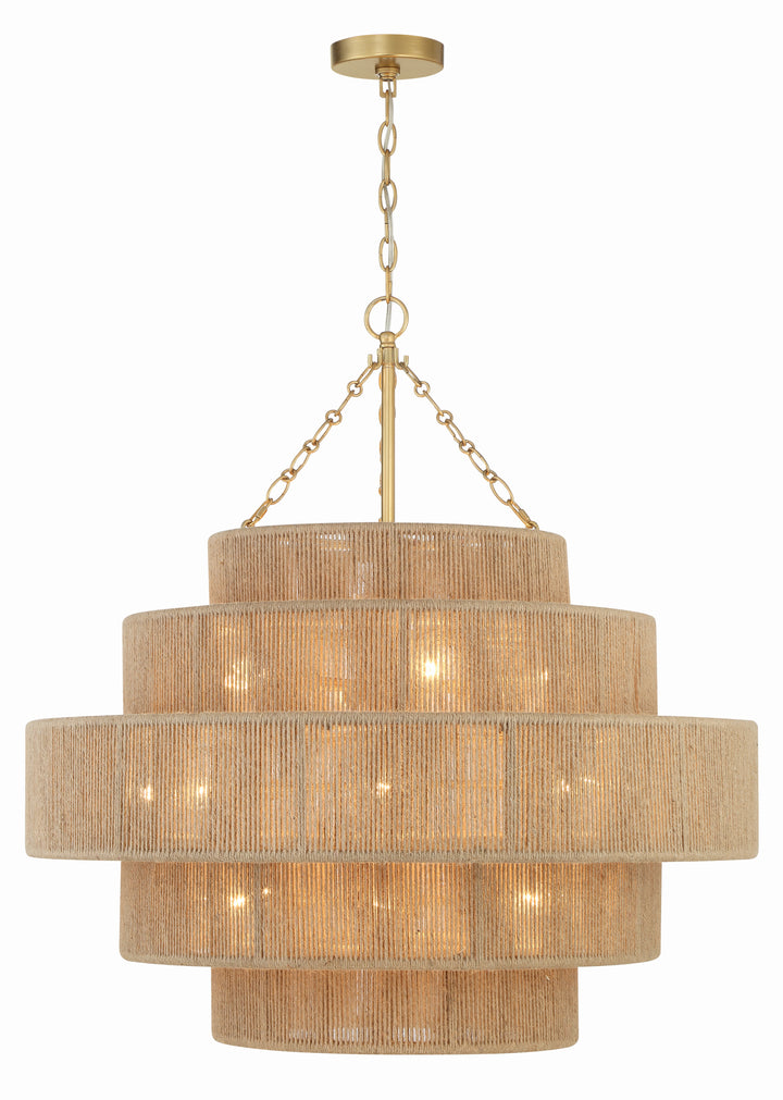 Crystorama Shyla 20 Light Soft Gold Chandelier