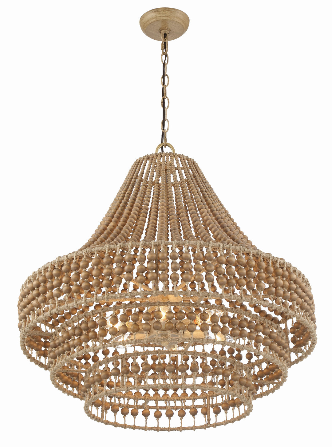 Crystorama Silas 6 Light Burnished Silver Chandelier