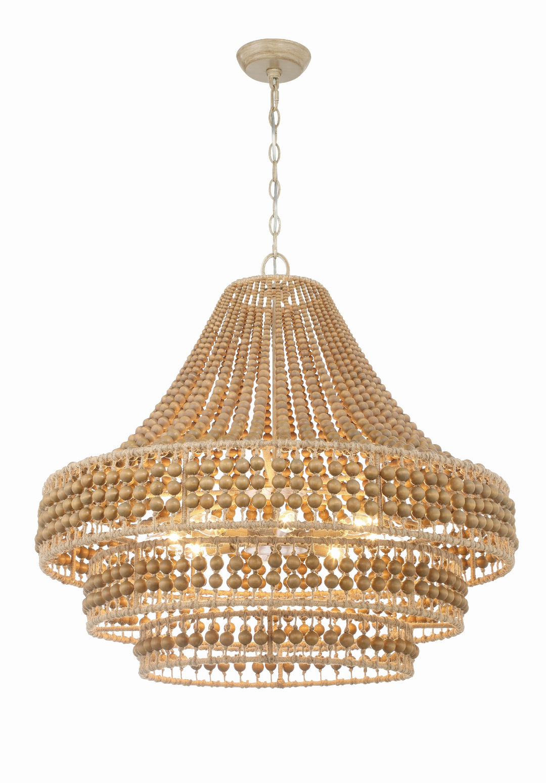 Crystorama Silas 8 Light Burnished Silver Chandelier