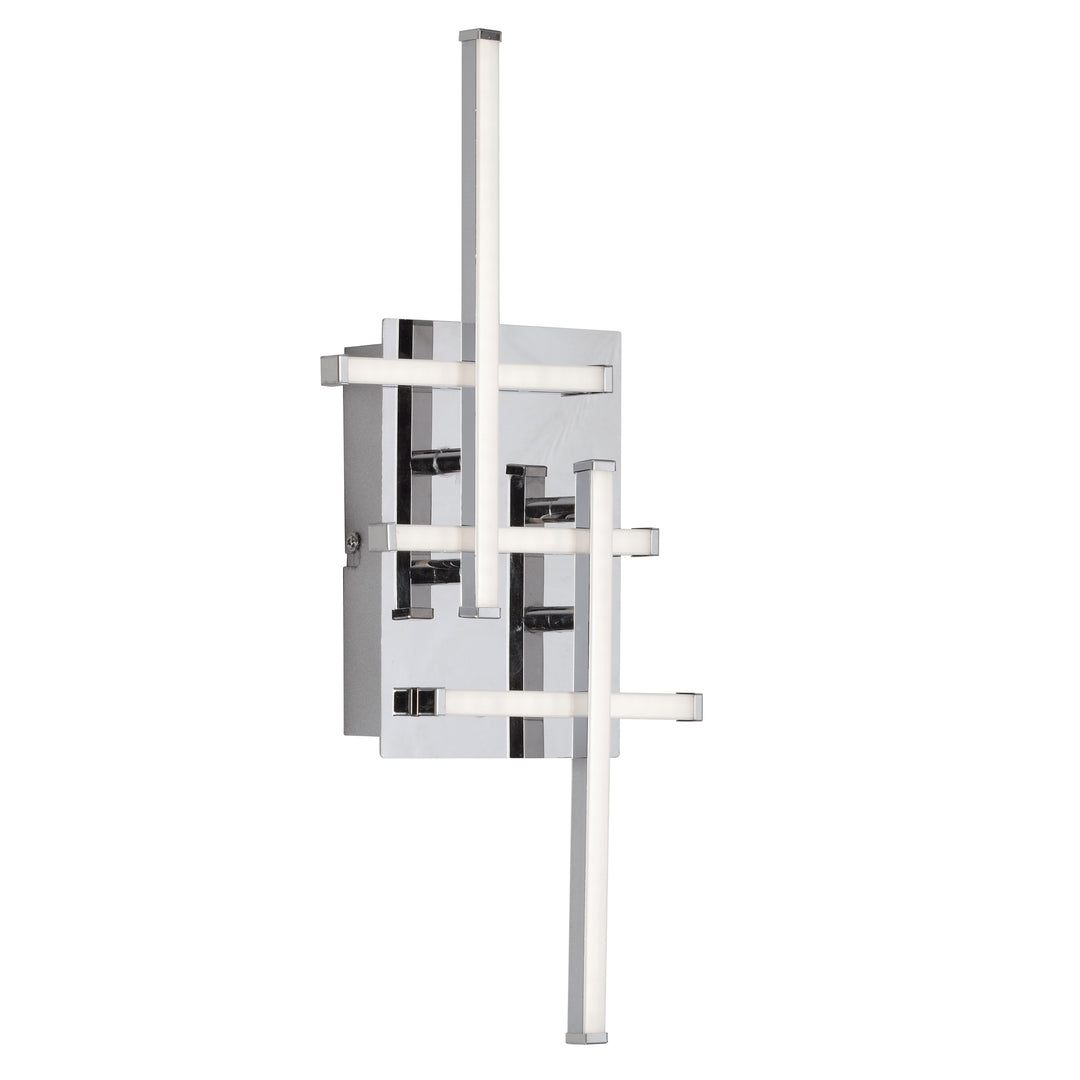 Dainolite 5 Light LED Wall Sconce, Polished Chrome Finish