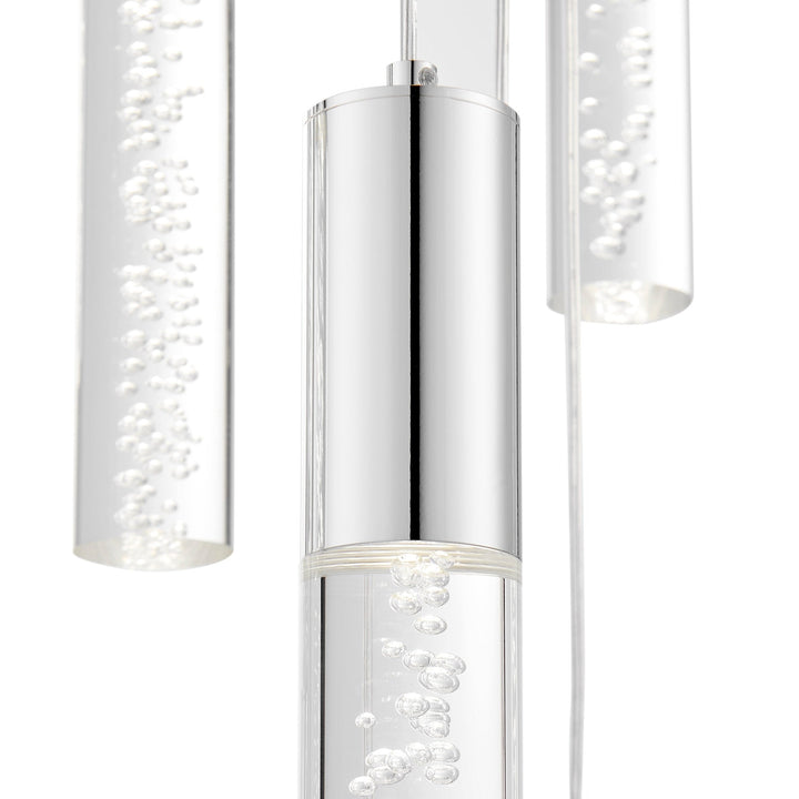 Sparkling Night Cylinder Chandelier// 13 Light