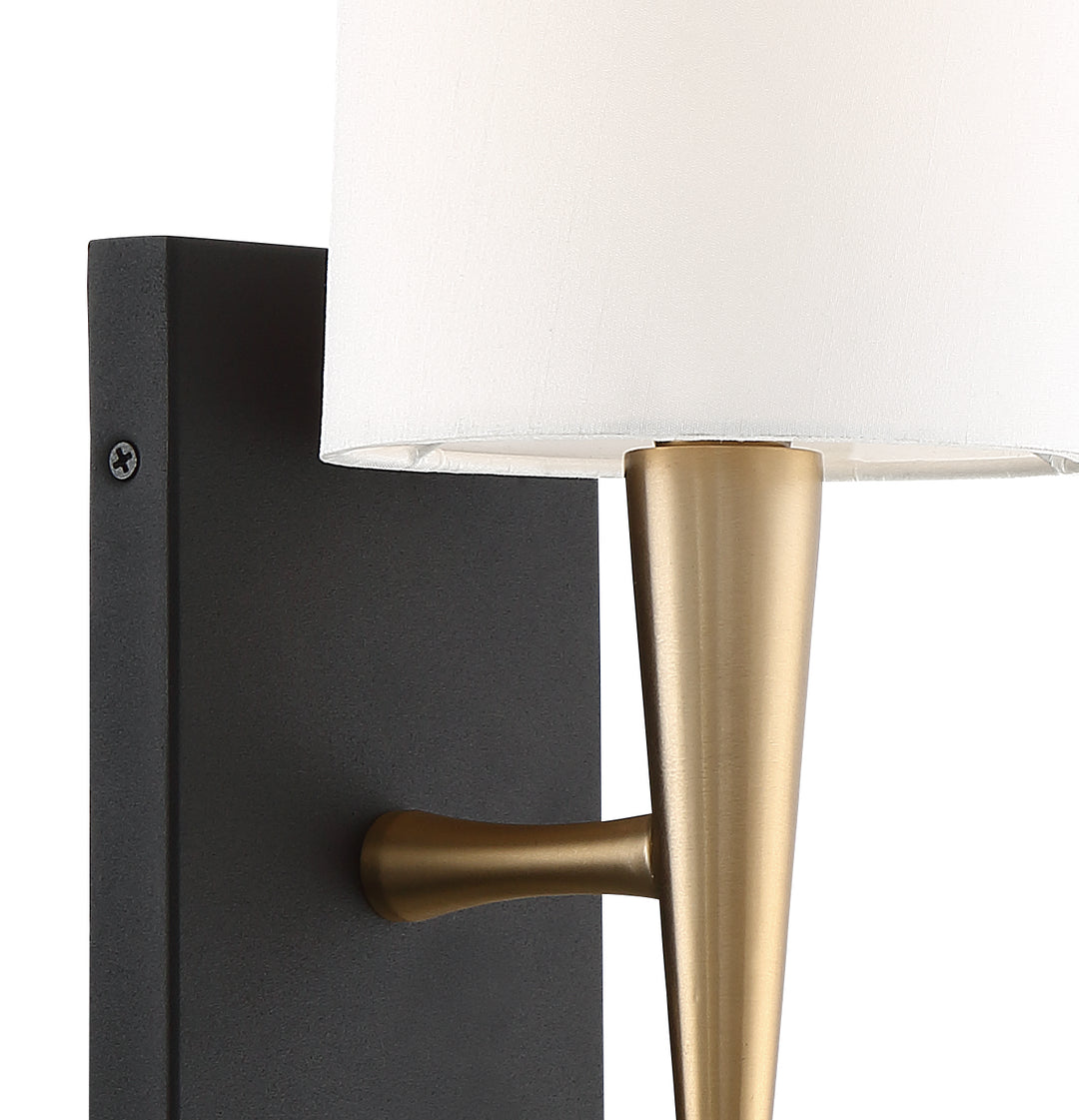 Crystorama Trenton 1 Light Aged Brass Sconce