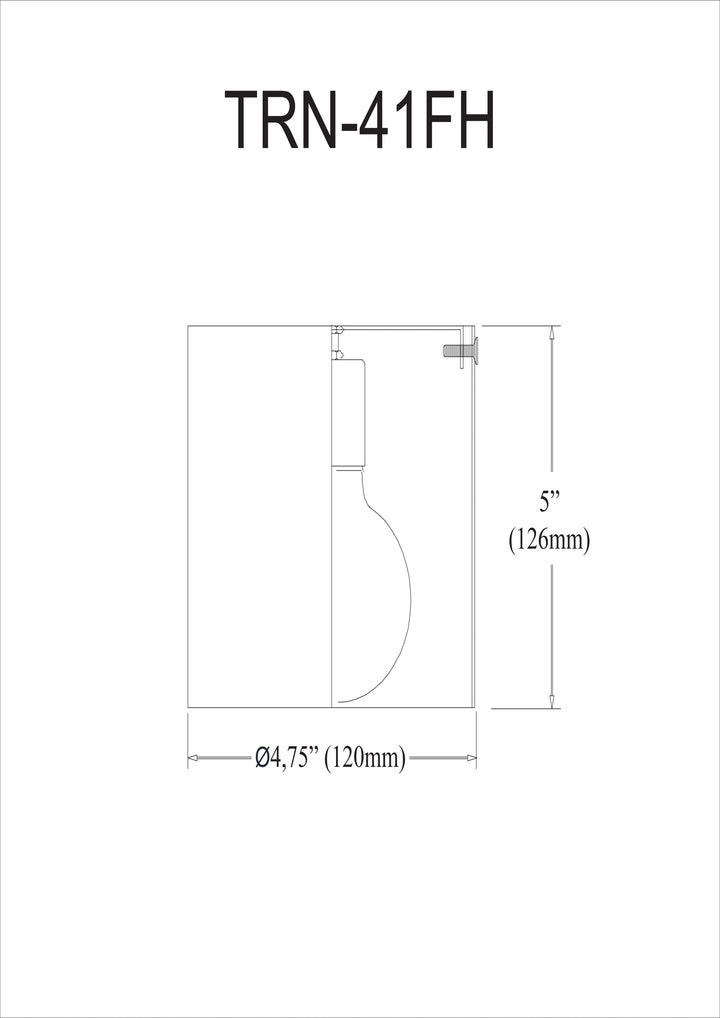 Dainolite 1 Light Aged Brass Flush Mount