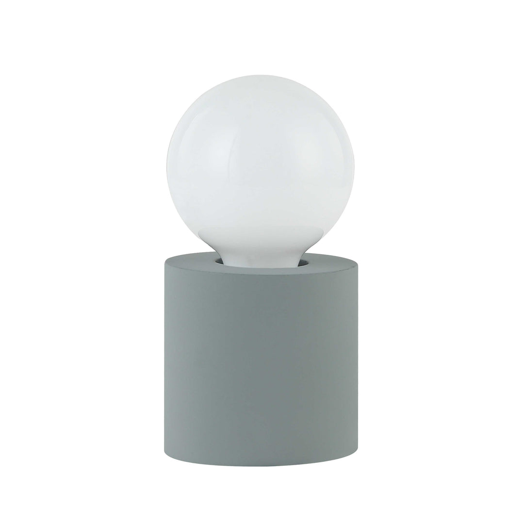 Dainolite 1 Light Incandescent Table Lamp Grey