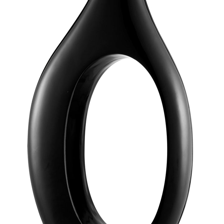 Trombone Vase // Small Black