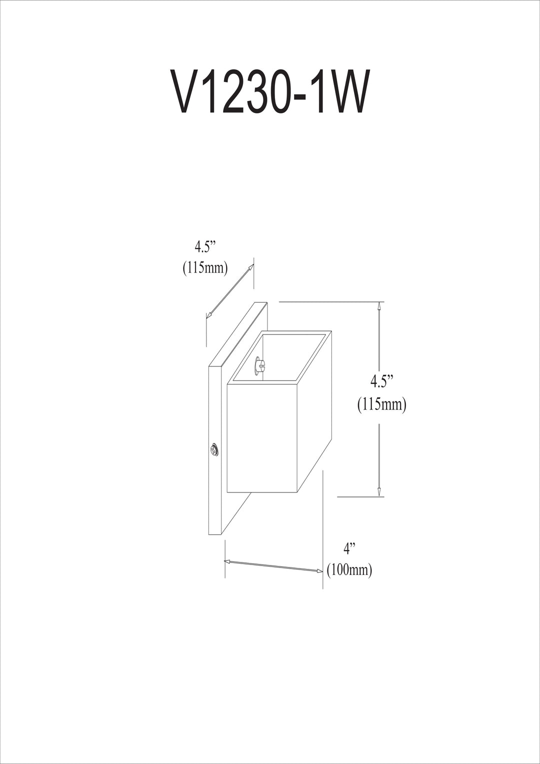 Dainolite 1 Light Halogen Wall Sconce, Aged Brass with White Glass