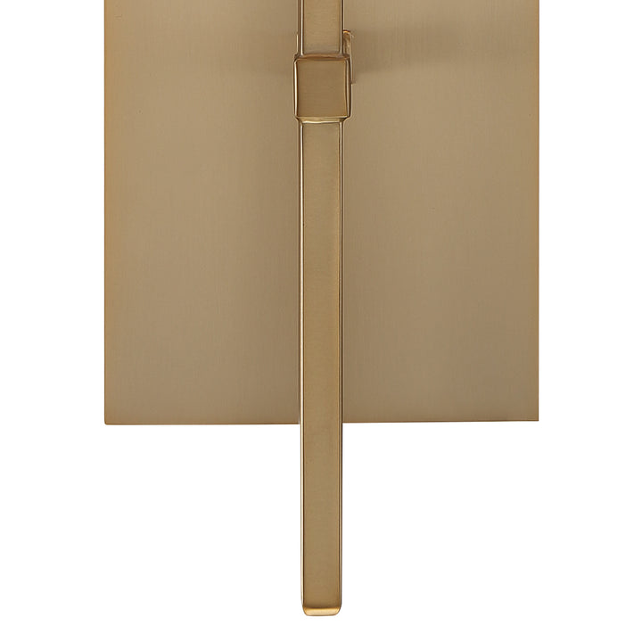 Crystorama Veronica 1 Light Aged Brass Sconce