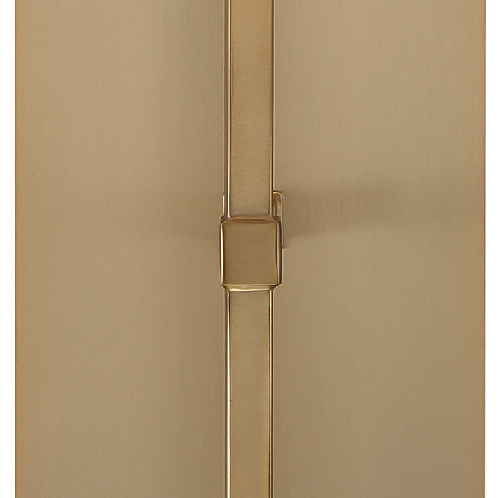 Crystorama Veronica 1 Light Aged Brass Sconce