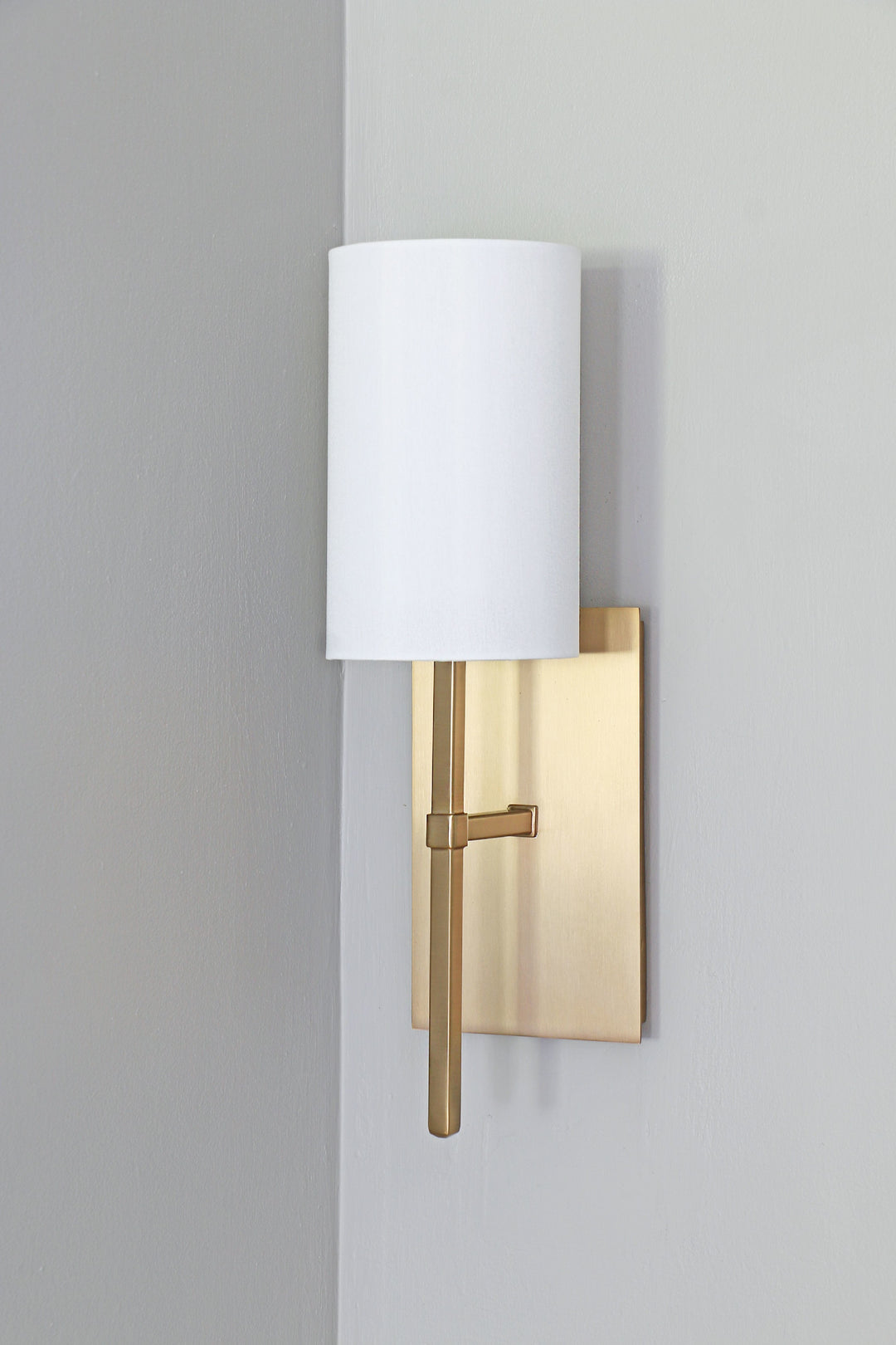 Crystorama Veronica 1 Light Aged Brass Sconce