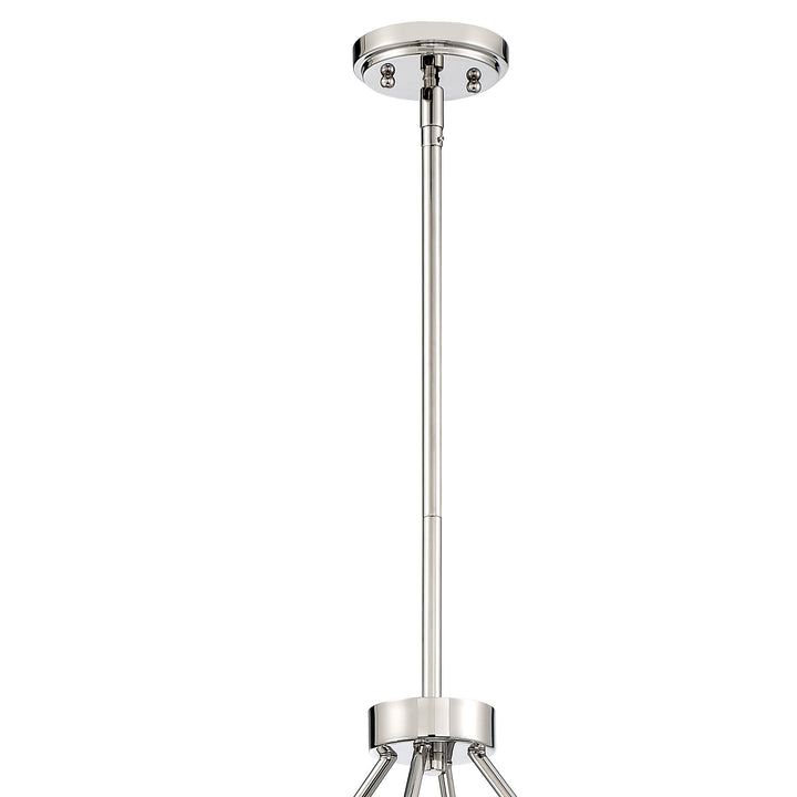 Crystorama Watson 8 Light Polished Nickel Chandelier